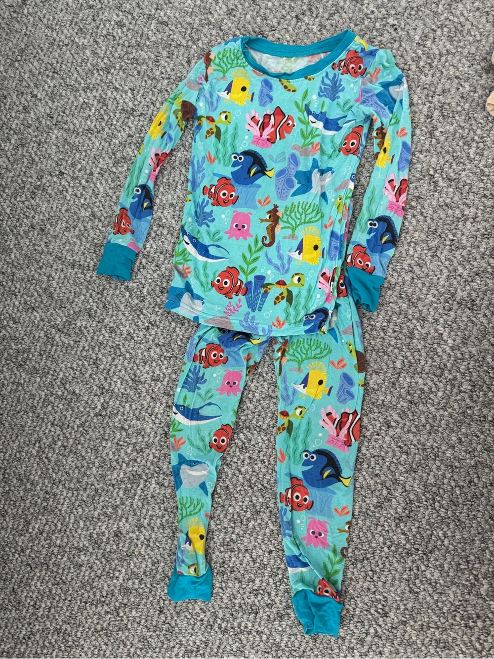 Little sleepies finding Nemo pjs bamboo